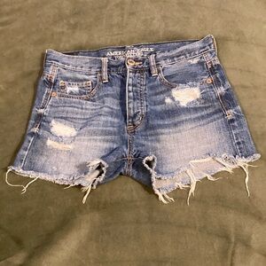American Eagle Outfitters Women's Blue Denim Shorts